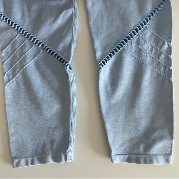 NWT SoulCycle Blue Seamless Moto Leggings - Picture 4 of 6